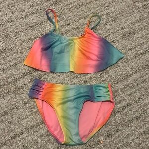 Art Class Rainbow 🌈 Bikini Swim Suit LIGHTLY USED